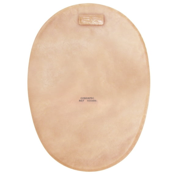 The Natura   Closed End 8"L 2pc System Ostomy Pouch 1.75" Flange 416406, 30 Ct