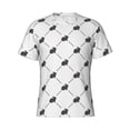 thumbnail image 3 of Naloa Black Rabbit Men's T-Shirt Sport T-shirt Men's Basic Tee Casual Men's Shirt, Round Neck, Short Sleeves - XX-Large, 3 of 5
