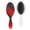 Rustic Far, variant on Abstract Paisley Art Hair Brush - Gentle Detangler with Round-Tip Bristles - Ideal for Sensitive Scalps & Kids