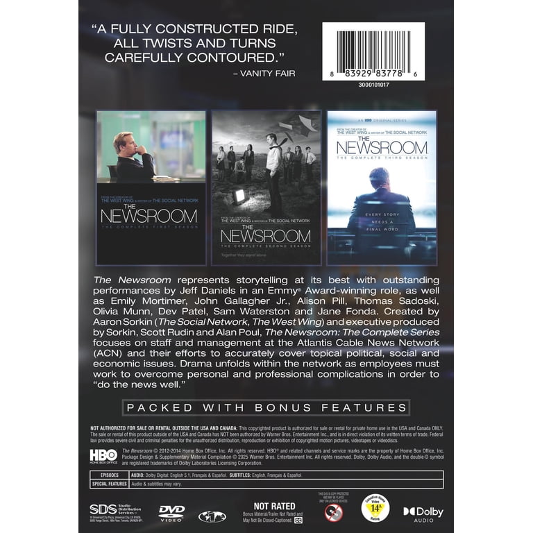 The Newsroom: The Complete Series - Walmart.com