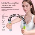 thumbnail image 2 of Naiovety Cuerda de entrenamiento inalámbrica, equipo de fitness con 2 cuerdas de combate lastradas, ideal para gimnasios en casa. Regalos para Accesorios para máquinas de ejercicios verde, 2 of 6