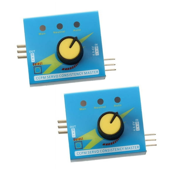 NEW 2X Servo Tester CCPM Consistency Master Checker 3CH 4.8-6V
