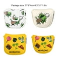 thumbnail image 4 of Guardoinrt Casquette de Protection Imperméable en PU pour Tête de Club, Couvre-Capuchon de Golf, Putter de Golf, Cuir PU Protégé, Type de Protection de Club de Golf+3, 4 of 6