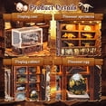 thumbnail image 5 of Book Nook Kit, DIY Miniature Dollhouse Booknook Kit for Adults and Teens, 3D Wooden Puzzle Bookshelf Crafts Kits with LED Light for Family and Friends, 5 of 6