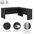 thumbnail image 2 of Bureau en L 65L Logan de Bestar, érable graphite, 2 of 4