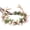 Pink, variant on Fairy Antler Flower Crown, Forest Woodland Blue Flower Headband with Horns, Fantasy Renaissance Floral Headpiece for Women Renfaire Outfit Halloween Costume Accessory