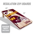 thumbnail image 2 of YouTheFan NFL Washington Commanders 2' x 4' Cornhole Game No Bags, 2 of 5
