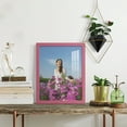 thumbnail image 6 of Modern Real Wood 11x14 inch Picture Frame in Hot Pink, 6 of 7