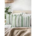 thumbnail image 3 of Outdoor Pillows Waterproof, Green Stripe Bedding Throw Pillows with Insert for Couch Sofa Bed, Modern Abstract Ombre Geometric Lines 12x20 Inch Pillowcases Decorative Camping Patio Pillow Set of 2, 3 of 8