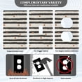 thumbnail image 3 of Yayeee Blank Wall Plate Cover 1-Gang 4.5"x2.7" Home Unused Decorative Outlet, Black Stripes, 3 of 7