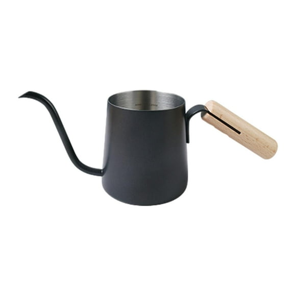 stanreset Pour over Kettle 8.45 oz Nozzle Bar Drip Silver Maker Cafe Barista 4mm Gift Coffee Black 250ml