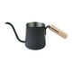 thumbnail image 3 of Cafetera de goteo con hervidor de 250 ml, boquilla de mango de madera anticalor de 4 mm y cuello de cisne Negro, 3 of 9
