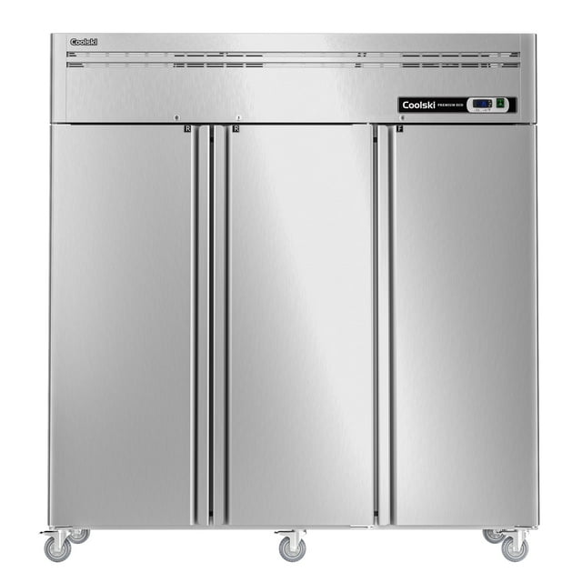 Coolski Réfrigérateur Commercial de 72 Po L à 3 Portes, Réfrigérateur Vertical de 54 Pi3