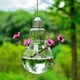 thumbnail image 4 of Comedero de vidrio para colibríes, de vidrio soplado a mano, para decoración de jardín al aire libre., 4 of 6