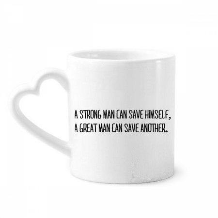

Strong Or Great Man Description Mug Coffee Cerac Drinkware Glass Heart Cup