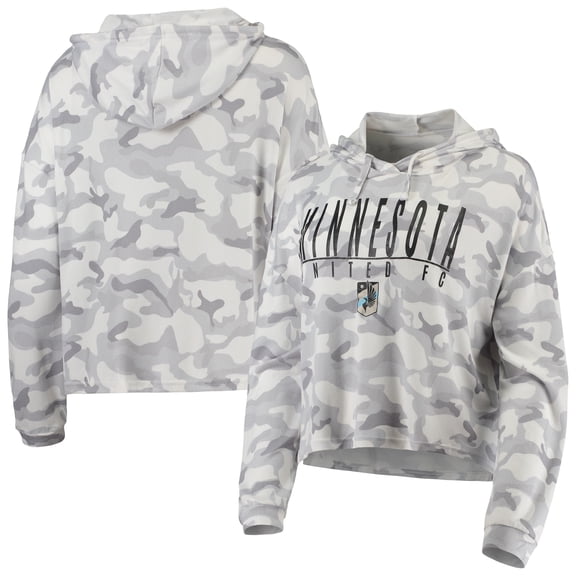 Women's Concepts Sport Gray Minnesota United FC Composite Hoodie Top