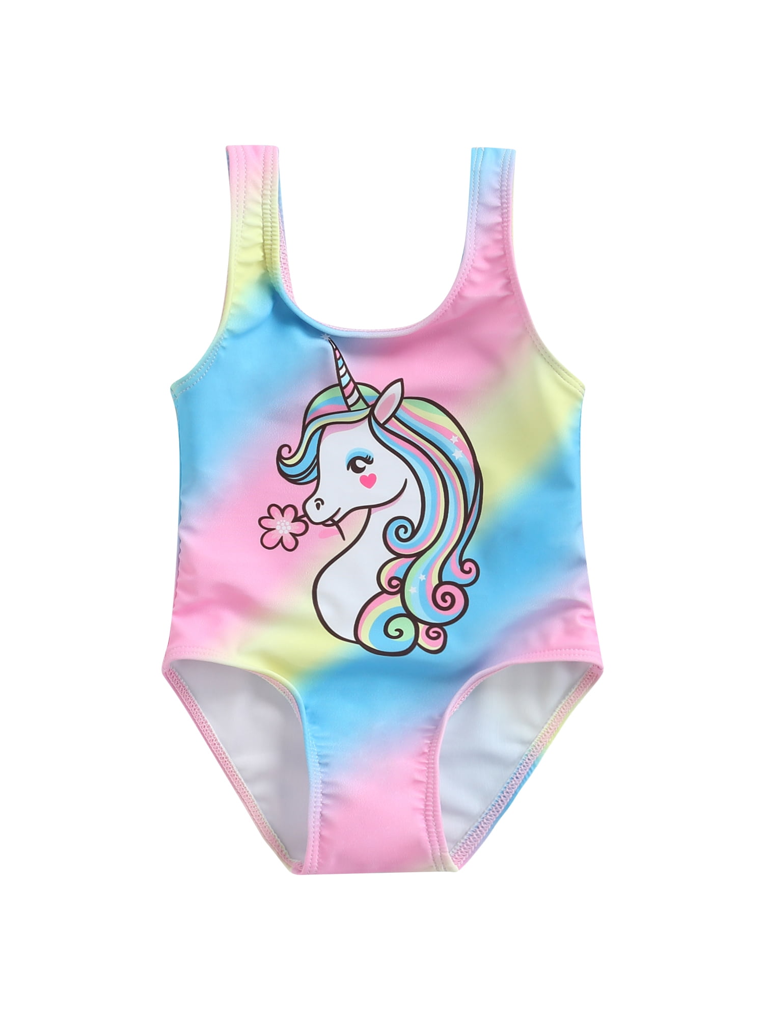 baby girl unicorn bathing suit