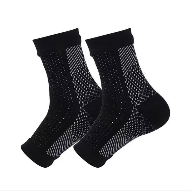 Calcetines de compresión de tobillo, calcetines de fitness para exteriores, protección deportiva, calcetines de compresión con punta abierta, calcetines elásticos, calcetines de compresión