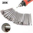 thumbnail image 2 of 20pcs Drill Bits Tool For Dremel Set Steel Rotary Burrs High Speed Wood-carving, 2 of 2