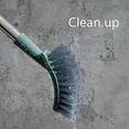 thumbnail image 3 of ✪ Bathroom Toilet Bowl Brush with Long Handle Wall Hanging Curved Cleaner Scrubber, 3 of 14