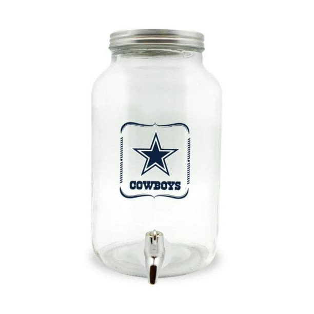 NFL Dallas Cowboy Glass Sun Tea Jar, 3 liter