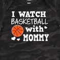 thumbnail image 4 of Inktastic I Watch Basketball with Mommy Boys Baby Bodysuit, 4 of 5