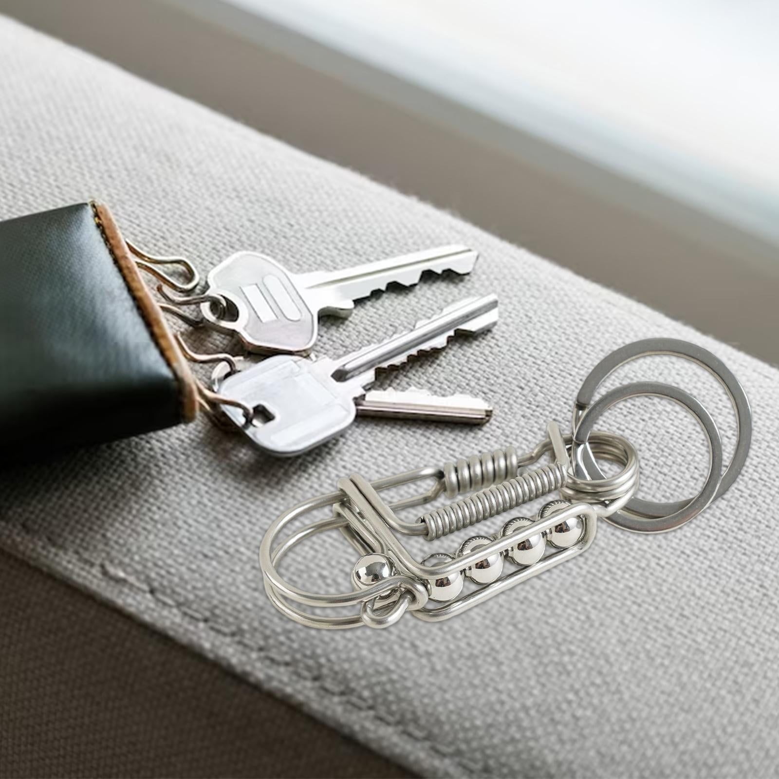 Bird Key Chain Hanging Chain Wires Wrap Keychain DIY Drivers Couple Men  Gift