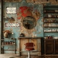 thumbnail image 4 of Barber Shop Decor Accessories - Barbershop Poster Metal Tin Signs Vintage Wall Art, Barber Gifts for Men Haircut Decorations 4x16 Inch, 4 of 10
