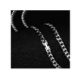 thumbnail image 4 of Collar Y Pulseras Cubana Cadena Acero Inoxidable 50+19/21cm Xtellar plateado, 4 of 4