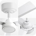 thumbnail image 4 of LuxyHoom 52 Inch Ceiling Fans, Traditional Indoor Outdoor Ceiling Fan with No Light, 6-Speed Remote Control, Reversible DC Motor, ETL (white), 4 of 16