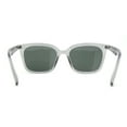 thumbnail image 4 of Minimal Gentlemans Hipster Horn Rim Plastic Sunglasses Slate - Green, 4 of 4
