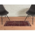 thumbnail image 2 of 2' X 3' Red And Gold Oriental Power Loom Stain Resistant Area Rug, 2 of 5