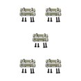 thumbnail image 1 of maskred Metal Front Rear Gear Box Mount For 1/18 Hobbico Dromida Speed With Durable Metal Front Rear Gear Box Mount For 1/18 silver 5Set, 1 of 6