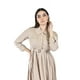 thumbnail image 4 of Vestido camisero con cinturón Roman Fashion /Juvenil, 3835 (Café) cafe G, 4 of 5