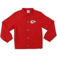 thumbnail image 2 of Youth Wes & Willy  Red Kansas City Chiefs T Buck's Full-Snap Coaching Jacket, 2 of 3