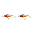 thumbnail image 3 of tamizeot Artificial Bait Plastic Fishing Lure Bionic Sinking Fish Lure Fish Crank Bait Red Head Golden Body 2Set, 3 of 6