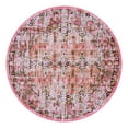 thumbnail image 3 of Unique Loom Lucerne Collection Area Rug - Musegg (5' 3" Round Pink/Brown), 3 of 11