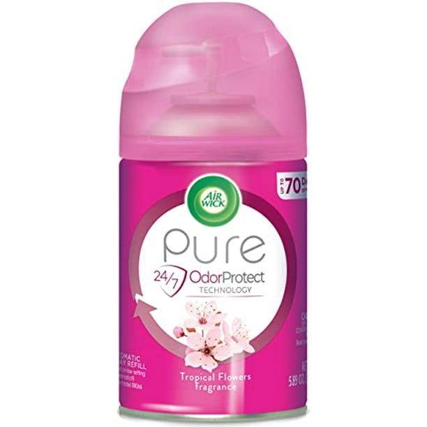 Air Wick Pure Freshmatic Refill Automatic Spray, Tropical Flowers, 5