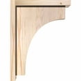 thumbnail image 3 of 5 1/2"W x 12"D x 16"H Huntington Smooth Corbel w/Backplate, Douglas Fir, 3 of 9