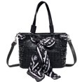 thumbnail image 1 of Bolsos de piel con estampado de calaveras para mujer, 1 of 7