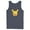 Navy Blue, variant on Men's Pokemon Pikachu Wink Face  Tank Top Charcoal Small