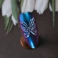 thumbnail image 3 of Labymos 3D Floristic Effect Nail Template Butterfly Rose Flower Pattern Nail Mold Template Manicure Use, 3 of 6