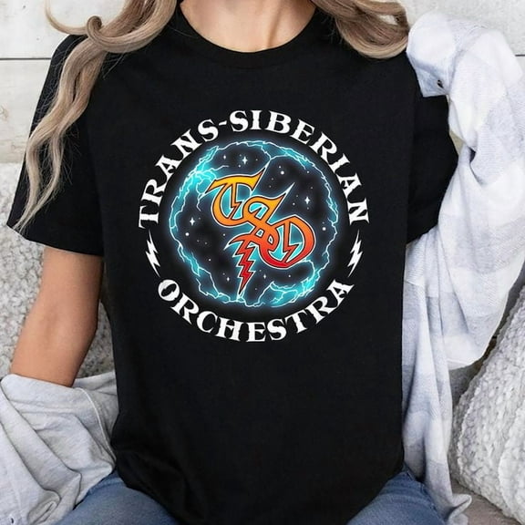 Trans-Siberian Orchestra – Lightning Logo T-Shirt Unisex, Sizes S-5XL - Gategoo