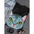 thumbnail image 3 of Portrait Of Abyssinian Cat T-Shirt Women -Image by Shutterstock, Female Large, 3 of 4