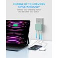 thumbnail image 2 of Cargador iHome AC Pro multipuerto USB de pared de 32 W, color menta, 2 of 7