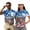 250th Anniversary Print, variant on Garronmavis Patriotic Star Matching Golf Shirts for Couple Lightweight Mens Hawaiian Shirt Summer Lapel Business Casual Office Work Dress T Shirts Keep Cool in Hot Weather