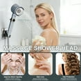 thumbnail image 7 of Shower Head with Anti-Shock Filter, High Pressure Shower Head with 4 Modes, Showerhead with Stainless Steel Hose 1.5 m, 7 of 7
