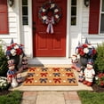 thumbnail image 5 of Patriotic Doormat,Outdoor Indoor Entrance,4th of July Decorations Non Slip Red White and Blue Decorative Welcome Mat for Front Door Independence Day Memorial Day Home Decor, 5 of 6