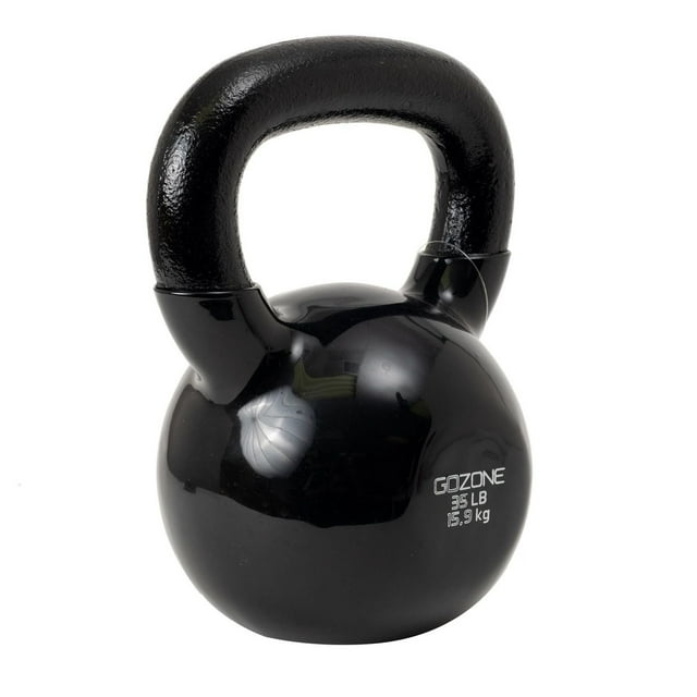 GoZone Vinyl-Dipped Cast Iron Kettlebell