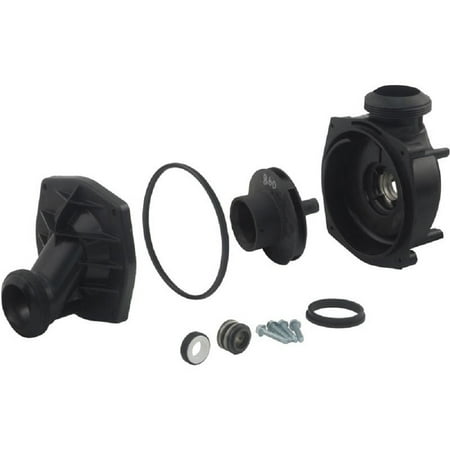Jacuzzi Wet End, Jacuzzi J-Series, 1.0hp, 2" Jacuzzi Thd, 48fr, Kit Part # 34-105-1053